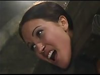 Brunette Submits in Dungeon