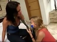 Lesbian Humiliation and foot Worshipping
