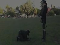 Outdoor Femdom Pet Play